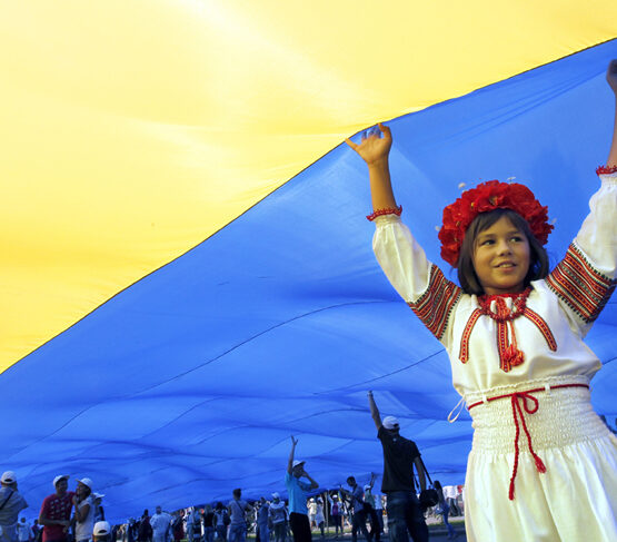 Ukrainians mark the Ukrainian Independence Day. Ukrainians mark the Ukrainian Independence Day.